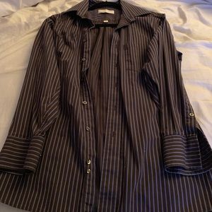Michael Kors Men’s Brown Dress Shirt. Medium.